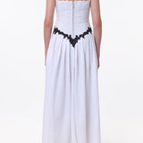 GABRIELA HEARST - Glenn Lace Maxi Dress in White Aloe Linen