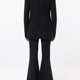 GABRIELA HEARST - Bowen Knit Jacket in Black Merino Wool Cashmere