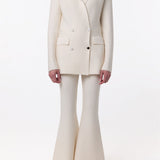 GABRIELA HEARST - Bowen Knit Jacket in Ivory Merino Wool Cashmere