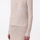 GABRIELA HEARST - Galene Knit Sweater in Ivory Multi Beaded Cashmere