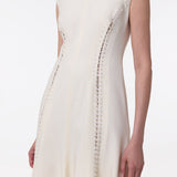 GABRIELA HEARST - Kendal Laces Midi Dress in Ivory Wool