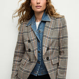 Veronica Beard - Miller Plaid Dickey Jacket