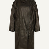 DUCIE - Layla Leather Coat - Pre Order