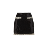 Veronica Beard - Perry Pearl-Trim Sequin Skirt