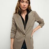 Veronica Beard - Livvy Houndstooth Dickey Jacket