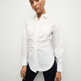 Veronica Beard - Bosco Ruched Shirt