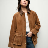 Veronica Beard - Suz Suede Dickey Chore Coat