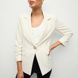 Veronica Beard - Battista Pinstriped Dickey Jacket