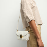 Veronica Beard - Small Crest Lock Trap Bag