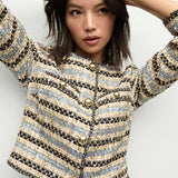 Veronica Beard - Sumira Metallic Tweed Jacket