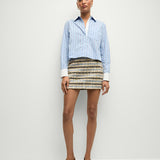 Veronica Beard - Ohemia Metallic Tweed Skirt