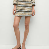 Veronica Beard - Ohemia Metallic Tweed Skirt