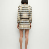 Veronica Beard - Ohemia Metallic Tweed Skirt