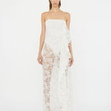 Christopher Esber - Floating Lace Strapless Gown