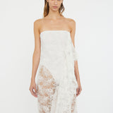 Christopher Esber - Floating Lace Strapless Gown