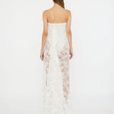 Christopher Esber - Floating Lace Strapless Gown