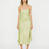 Christopher Esber - Knotted Silk Gather Midi Dress