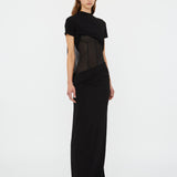 Christopher Esber - Coiled Jersey Corseted Tee Gown