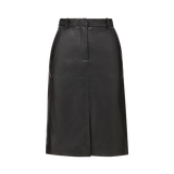 Veronica Beard - Maxine Leather Midi Skirt