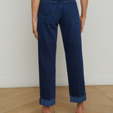 L'AGENCE - Maribel Cuffed Straight-Leg Jean