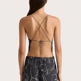 Faithfull - Aurelie Top Calla Charred Navy - Final Sale