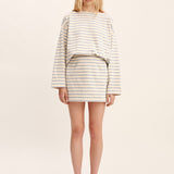 Posse - SEDGEWICK TOP - SKY STRIPE