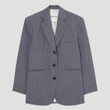 ROHE - Oversized blazer | grey melange