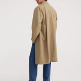 ROHE - Relaxed car coat | fawn