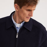 ROHE - Double-faced wool jacket | navy