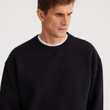 ROHE - Oversized crewneck logo sweatshirt | black