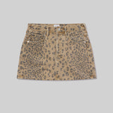 Citizens of Humanity - Ramona Mini Skirt in Natural Cheetah