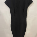 Rick Owens Black Sleeveless Midi Dress with Open Back Detail Size IT 42 (UK 10)