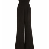 GABRIELA HEARST - Vicky Jumpsuit in Black & Ivory Silk Wool Cady