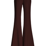 GABRIELA HEARST - Desmond Pant in Deep Bordeaux Virgin Wool Crepe