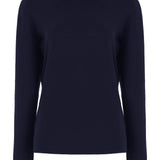 GABRIELA HEARST - May Knit Turtleneck in Dark Navy Merino Wool Cashmere