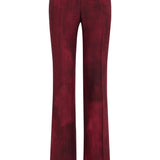 GABRIELA HEARST - Vesta Flare Pant in Bordeaux Virgin Wool