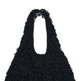 GABRIELA HEARST - Celeus Knit Hobo Bag in Black Cashmere Silk