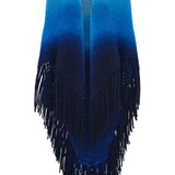 GABRIELA HEARST - Lauren Knit Wrap in Dip Dye Sky Blue Welfat Cashmere