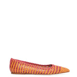 GABRIELA HEARST - Aurora Braided Flat Shoe in Pink Multi Leather