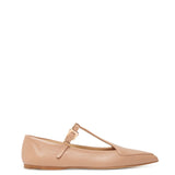 GABRIELA HEARST - Liv Ballerina Flat Shoe in Nude Nappa Leather