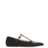 GABRIELA HEARST - Liv Ballerina Flat Shoe in Black Suede