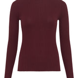 GABRIELA HEARST - Browning Knit Sweater in Bordeaux Cashmere Silk