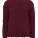 GABRIELA HEARST - Lawrence Knit Sweater in Bordeaux Welfat Cashmere