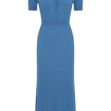 GABRIELA HEARST - Amor Knit Midi Dress in Sky Cashmere Silk