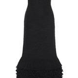 GABRIELA HEARST - Corus Knit Maxi Dress in Black Cashmere Silk