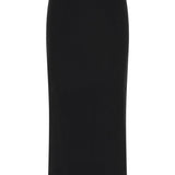 GABRIELA HEARST - Circe Knit Maxi Skirt in Black Merino Wool Cashmere