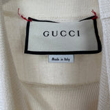 Gucci Cream Ribbed Knit Roll Neck Long Sleeve Jumper size M (UK 8)