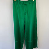 Olivia Von Halle Green Two-Piece Shirt and Trouser Pyjama Set Size 2 (UK 10)