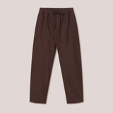 Nanushka - Jain - Heavy Poplin Relaxed Pants - Dark Brown