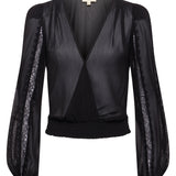 L'AGENCE - Cayson Lace-Trim Blouse